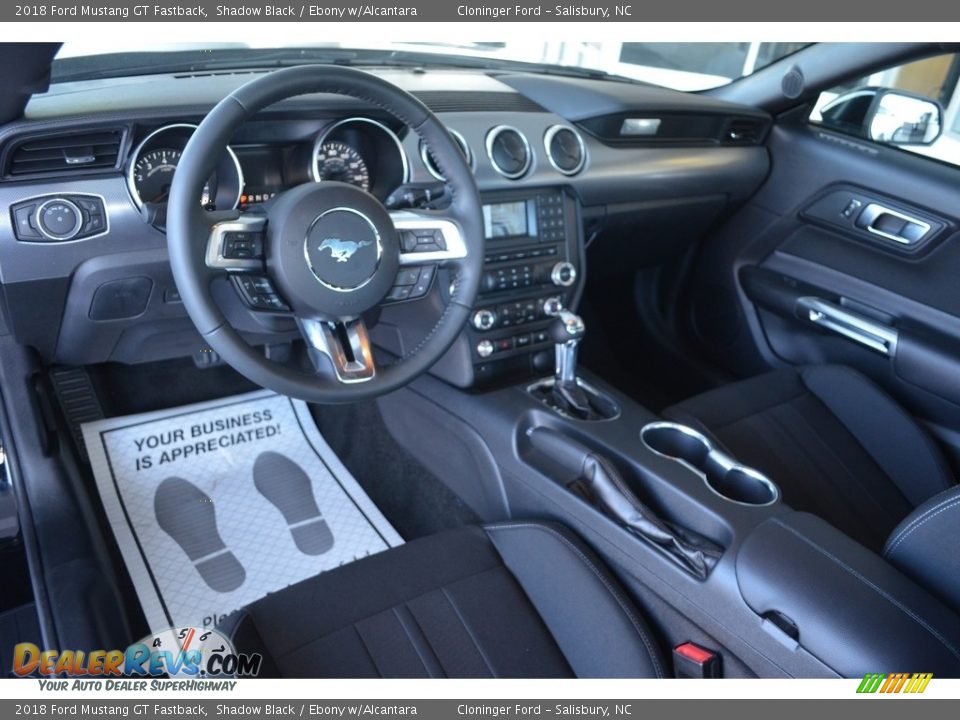 2018 Ford Mustang GT Fastback Shadow Black / Ebony w/Alcantara Photo #7