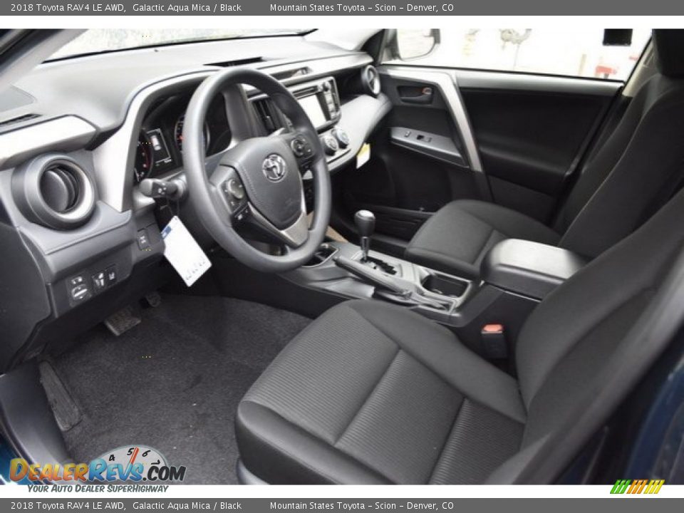 2018 Toyota RAV4 LE AWD Galactic Aqua Mica / Black Photo #5