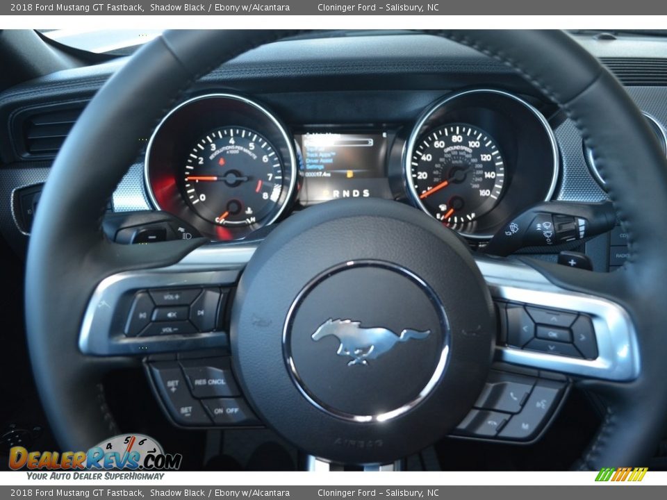 2018 Ford Mustang GT Fastback Shadow Black / Ebony w/Alcantara Photo #12