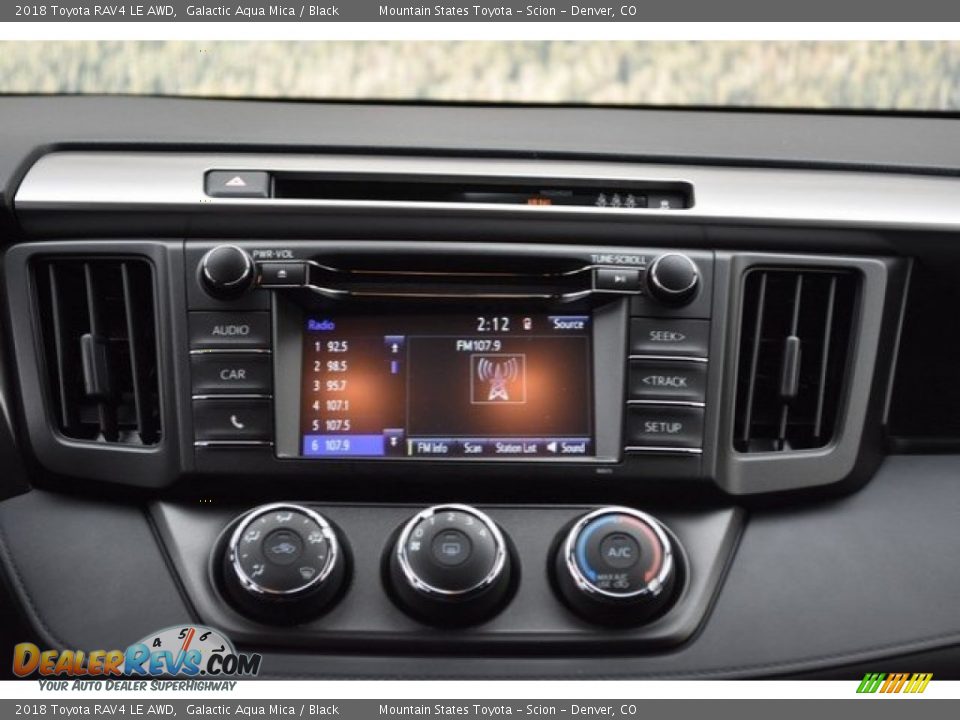 2018 Toyota RAV4 LE AWD Galactic Aqua Mica / Black Photo #6