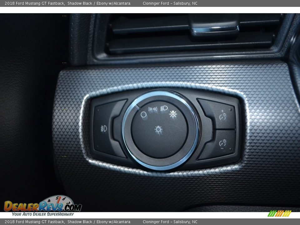 2018 Ford Mustang GT Fastback Shadow Black / Ebony w/Alcantara Photo #13