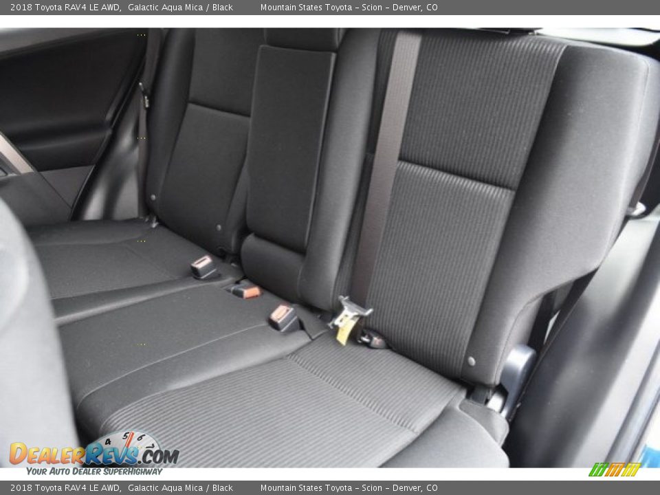 2018 Toyota RAV4 LE AWD Galactic Aqua Mica / Black Photo #7