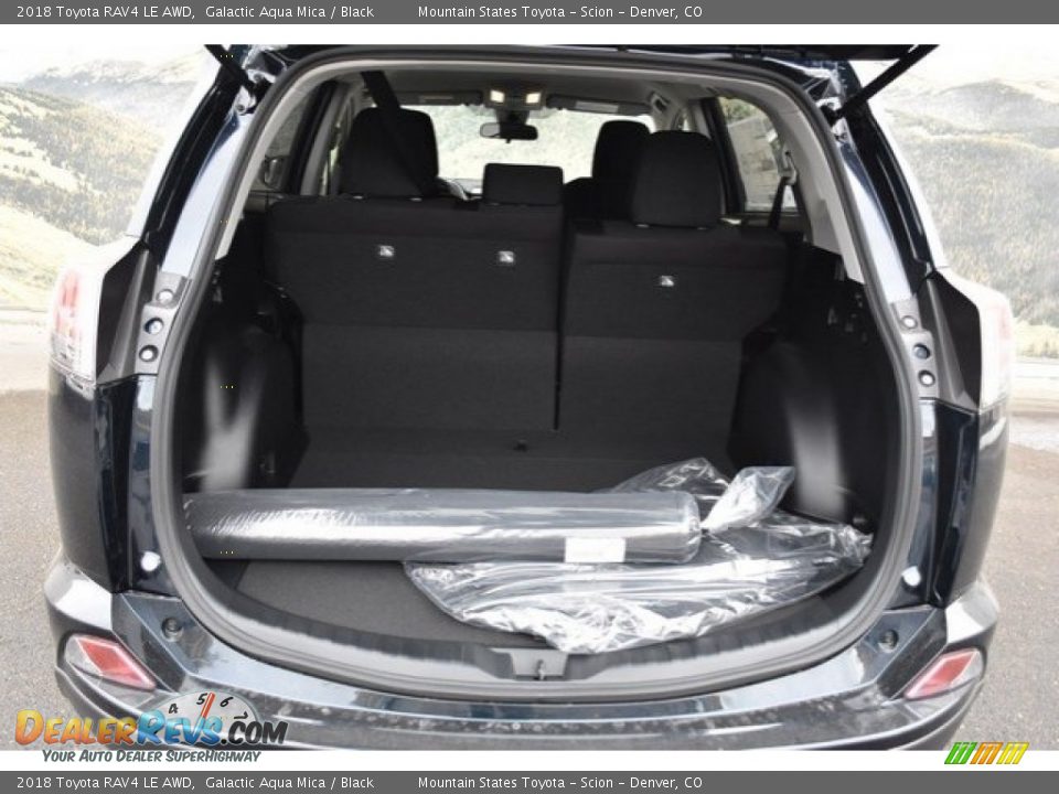 2018 Toyota RAV4 LE AWD Galactic Aqua Mica / Black Photo #8