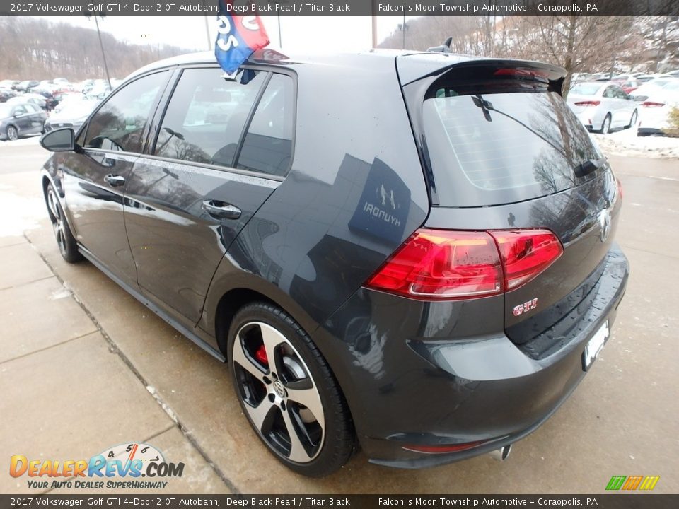 2017 Volkswagen Golf GTI 4-Door 2.0T Autobahn Deep Black Pearl / Titan Black Photo #4