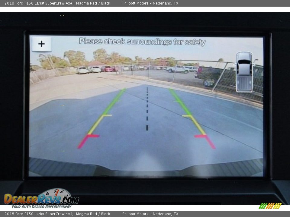 2018 Ford F150 Lariat SuperCrew 4x4 Magma Red / Black Photo #13