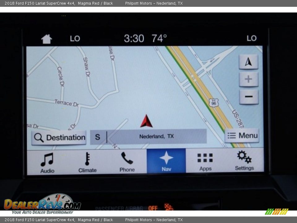 2018 Ford F150 Lariat SuperCrew 4x4 Magma Red / Black Photo #14