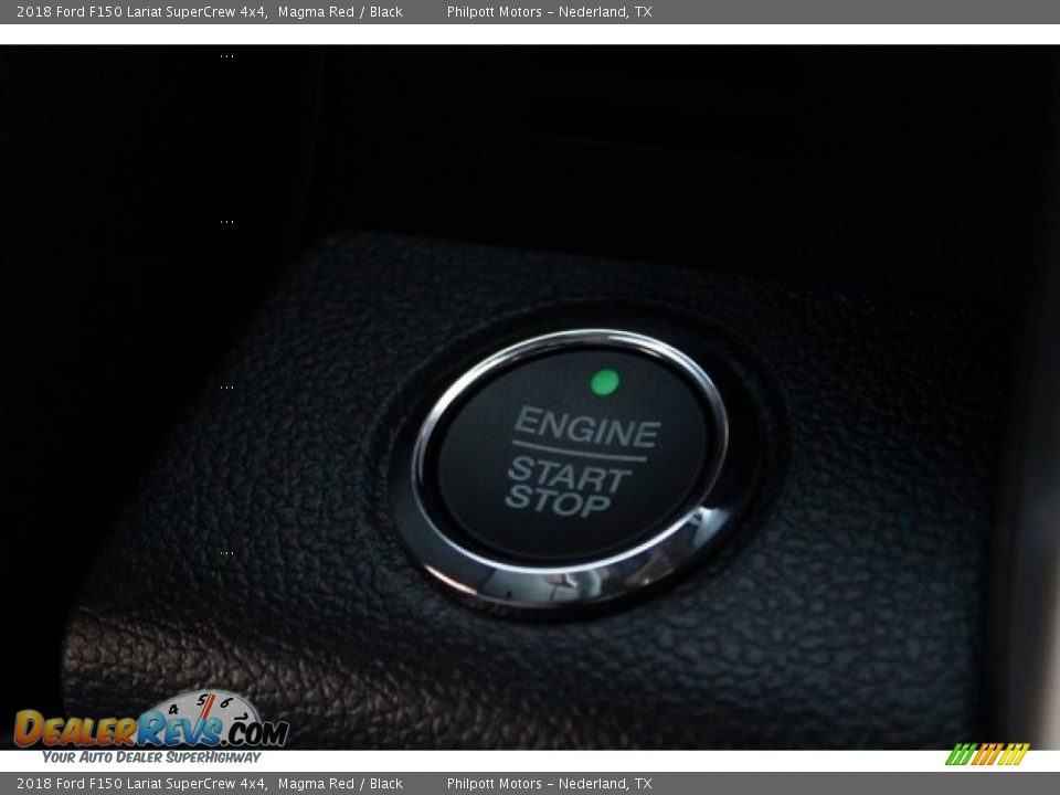 2018 Ford F150 Lariat SuperCrew 4x4 Magma Red / Black Photo #17