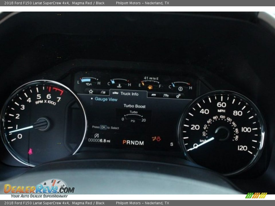 2018 Ford F150 Lariat SuperCrew 4x4 Magma Red / Black Photo #18