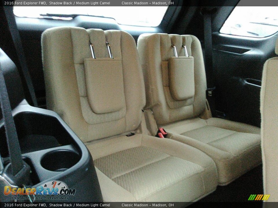 2016 Ford Explorer FWD Shadow Black / Medium Light Camel Photo #13