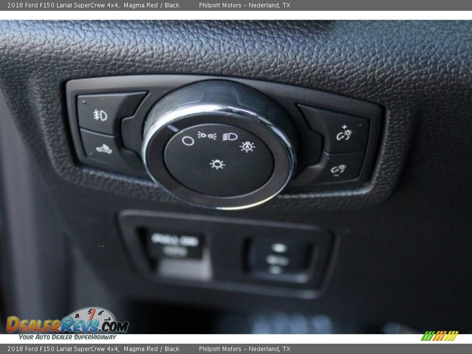 2018 Ford F150 Lariat SuperCrew 4x4 Magma Red / Black Photo #21