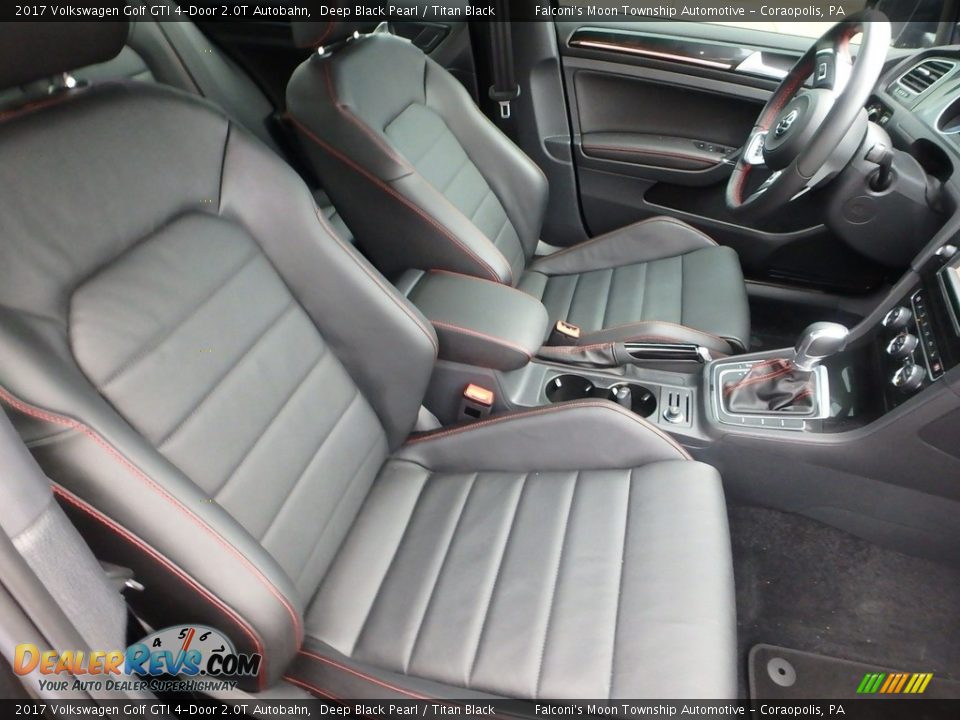 Front Seat of 2017 Volkswagen Golf GTI 4-Door 2.0T Autobahn Photo #10