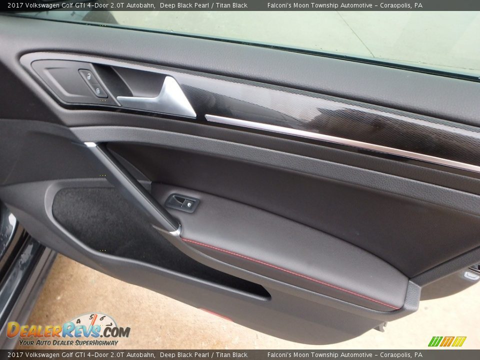 2017 Volkswagen Golf GTI 4-Door 2.0T Autobahn Deep Black Pearl / Titan Black Photo #12