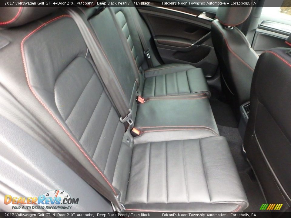 Rear Seat of 2017 Volkswagen Golf GTI 4-Door 2.0T Autobahn Photo #13