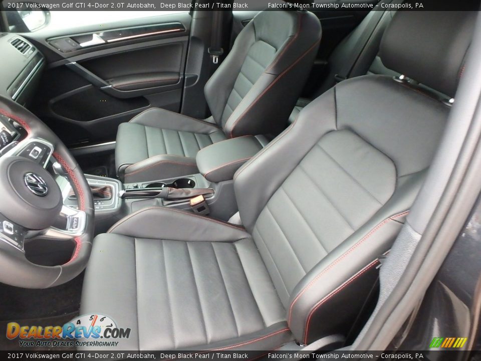 Front Seat of 2017 Volkswagen Golf GTI 4-Door 2.0T Autobahn Photo #14