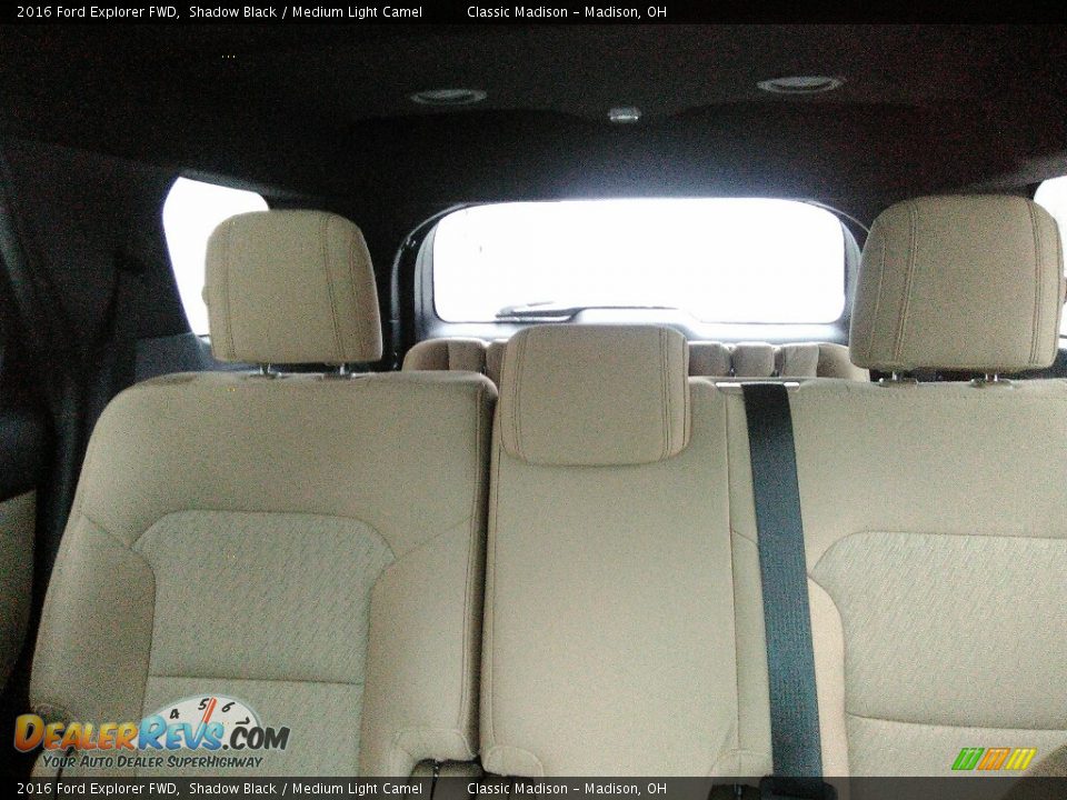 2016 Ford Explorer FWD Shadow Black / Medium Light Camel Photo #18