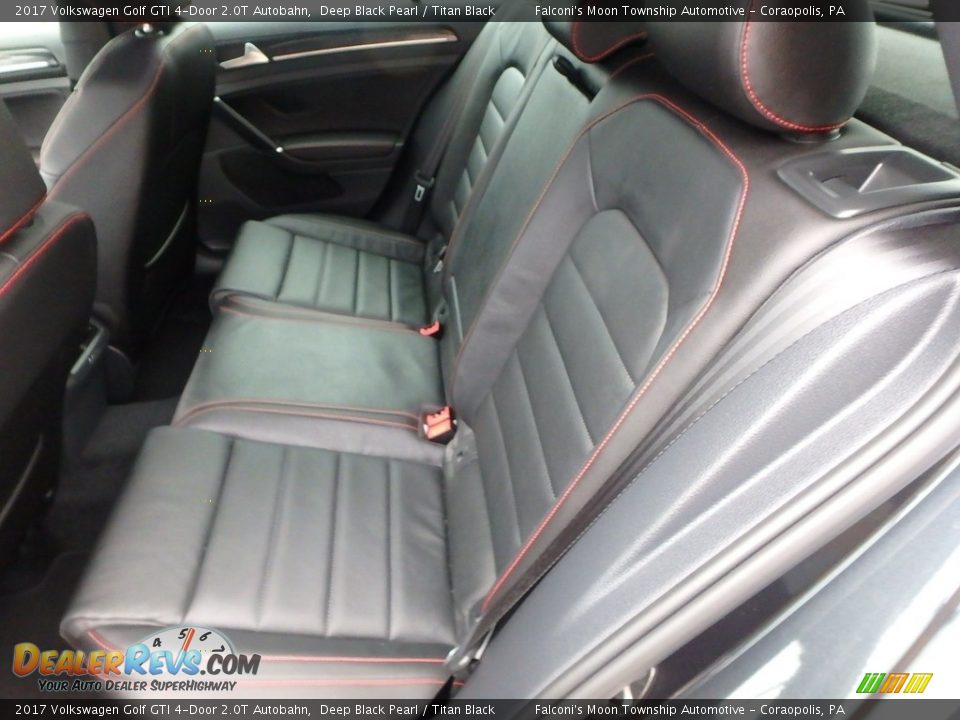 Rear Seat of 2017 Volkswagen Golf GTI 4-Door 2.0T Autobahn Photo #15