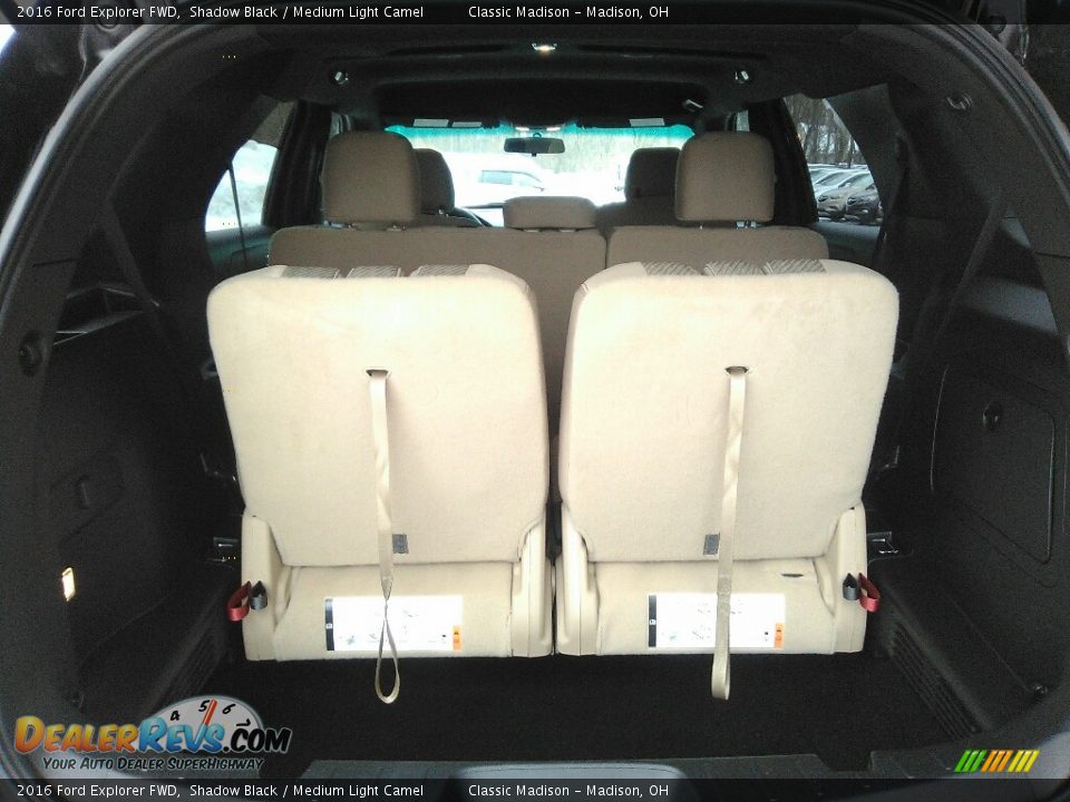 2016 Ford Explorer FWD Shadow Black / Medium Light Camel Photo #19