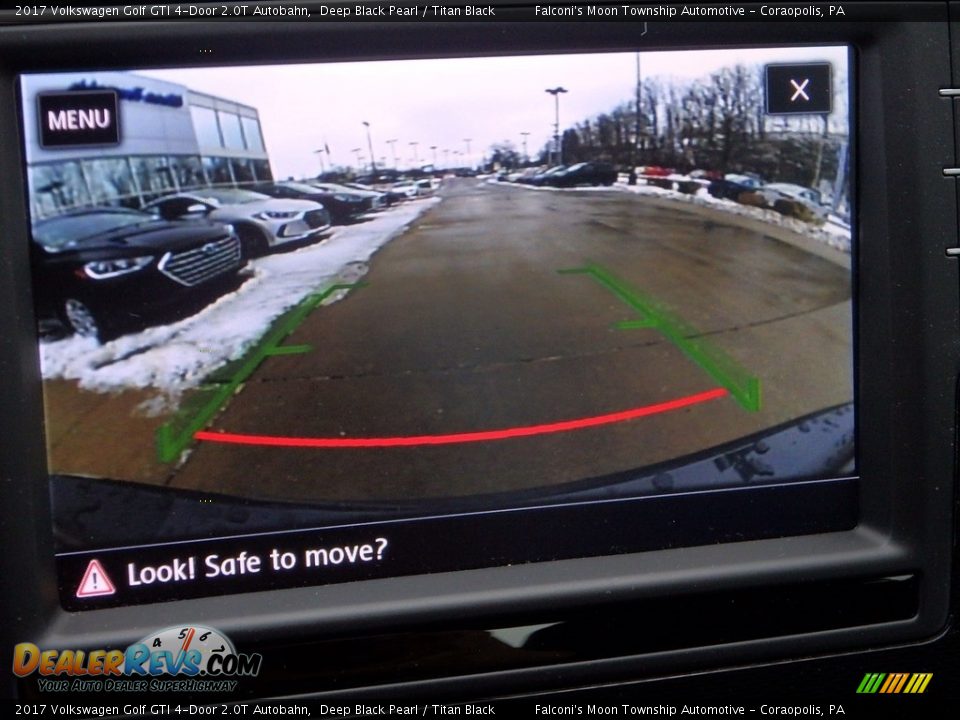 2017 Volkswagen Golf GTI 4-Door 2.0T Autobahn Deep Black Pearl / Titan Black Photo #25