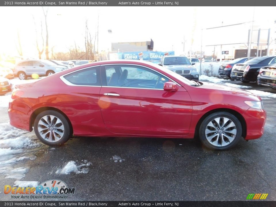 2013 Honda Accord EX Coupe San Marino Red / Black/Ivory Photo #4