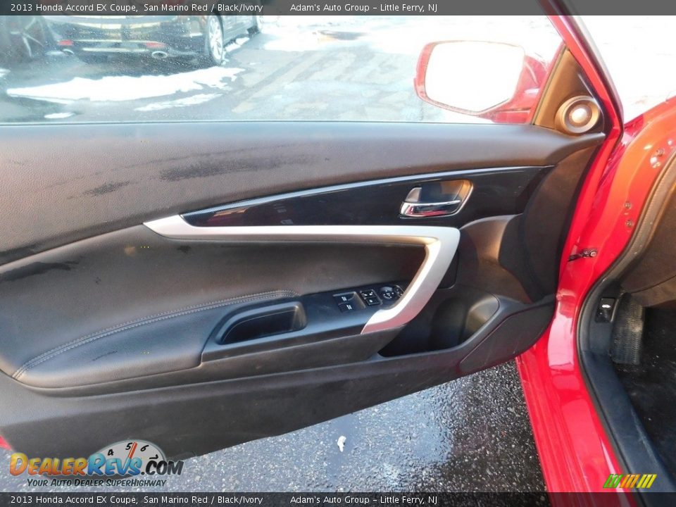 2013 Honda Accord EX Coupe San Marino Red / Black/Ivory Photo #13