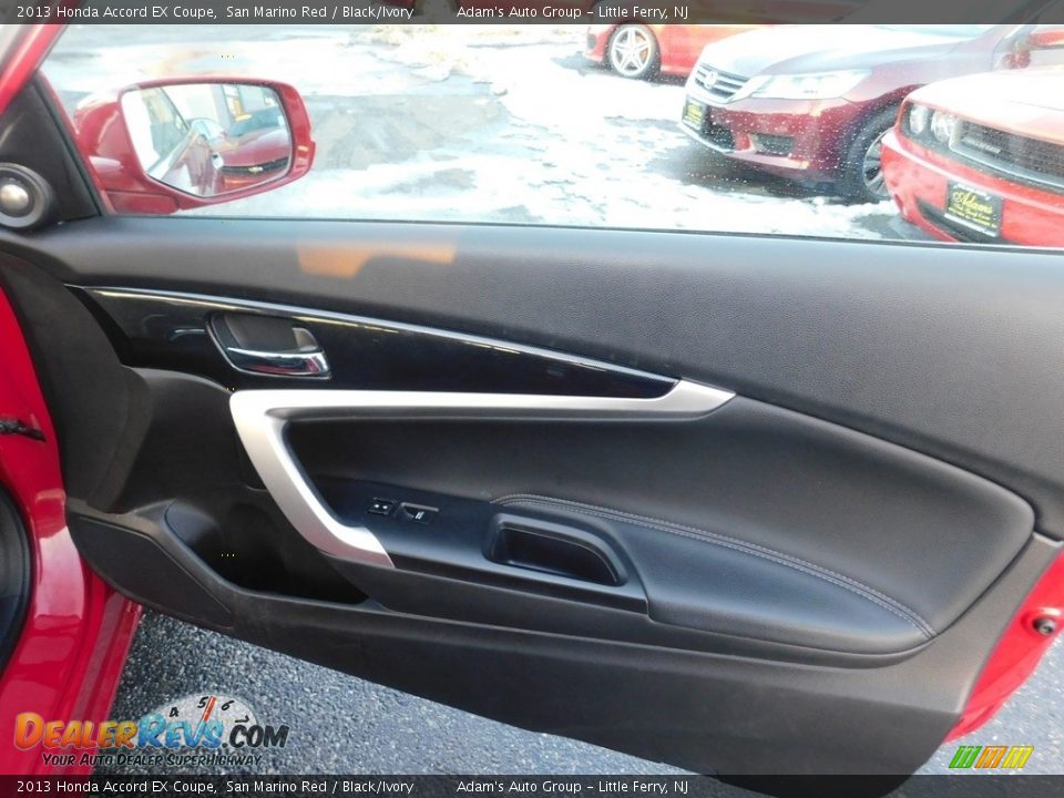 2013 Honda Accord EX Coupe San Marino Red / Black/Ivory Photo #17