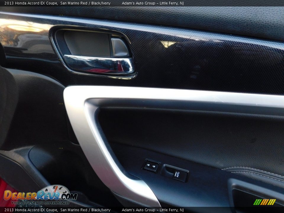2013 Honda Accord EX Coupe San Marino Red / Black/Ivory Photo #18