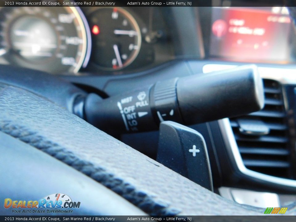2013 Honda Accord EX Coupe San Marino Red / Black/Ivory Photo #25