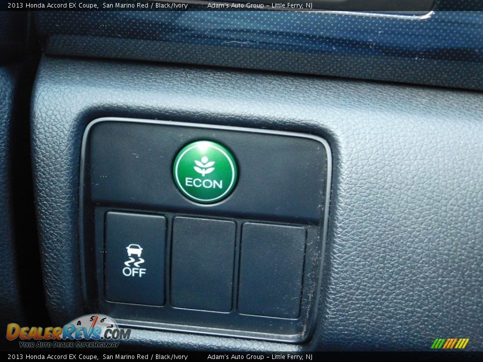 2013 Honda Accord EX Coupe San Marino Red / Black/Ivory Photo #26