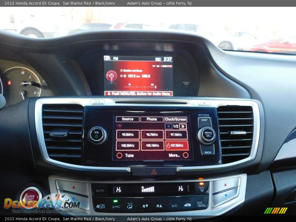 2013 Honda Accord EX Coupe San Marino Red / Black/Ivory Photo #28