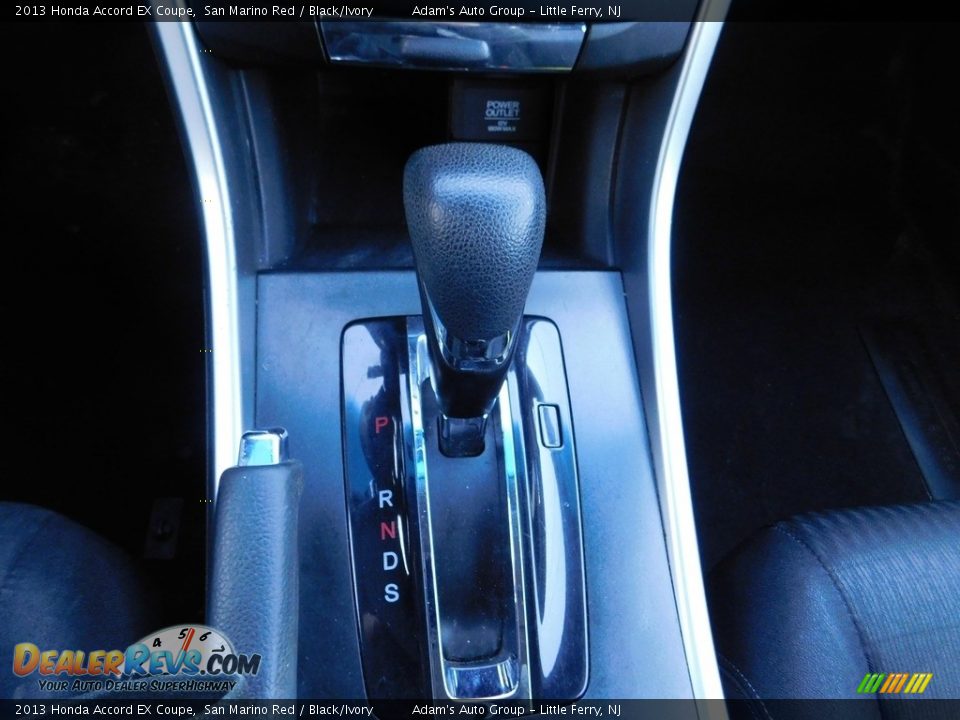 2013 Honda Accord EX Coupe San Marino Red / Black/Ivory Photo #34