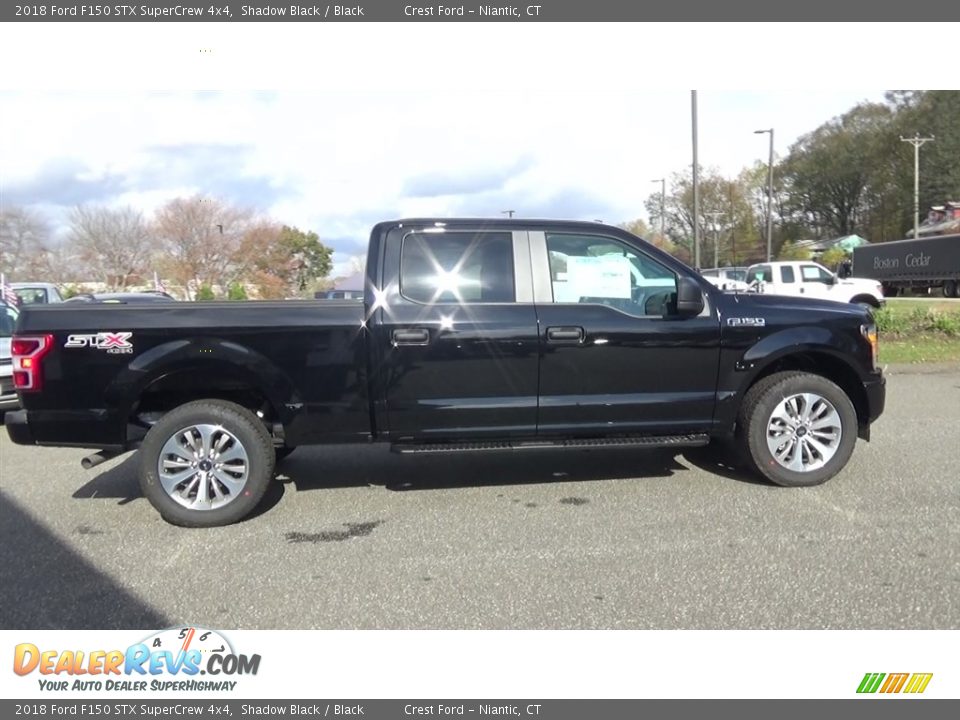 2018 Ford F150 STX SuperCrew 4x4 Shadow Black / Black Photo #8