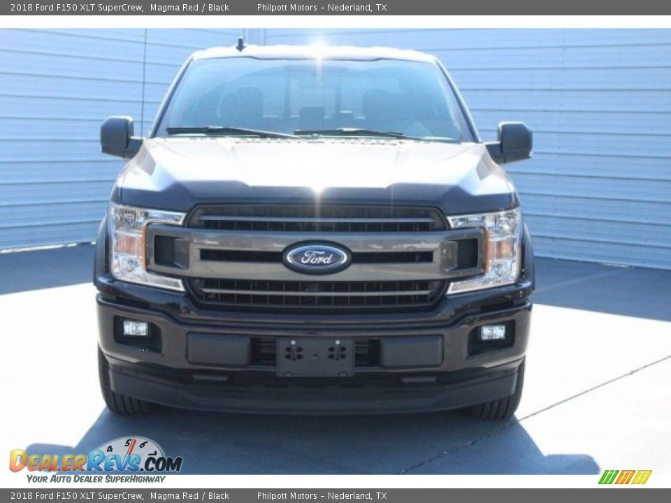 2018 Ford F150 XLT SuperCrew Magma Red / Black Photo #2