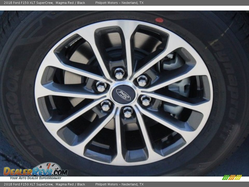 2018 Ford F150 XLT SuperCrew Magma Red / Black Photo #5