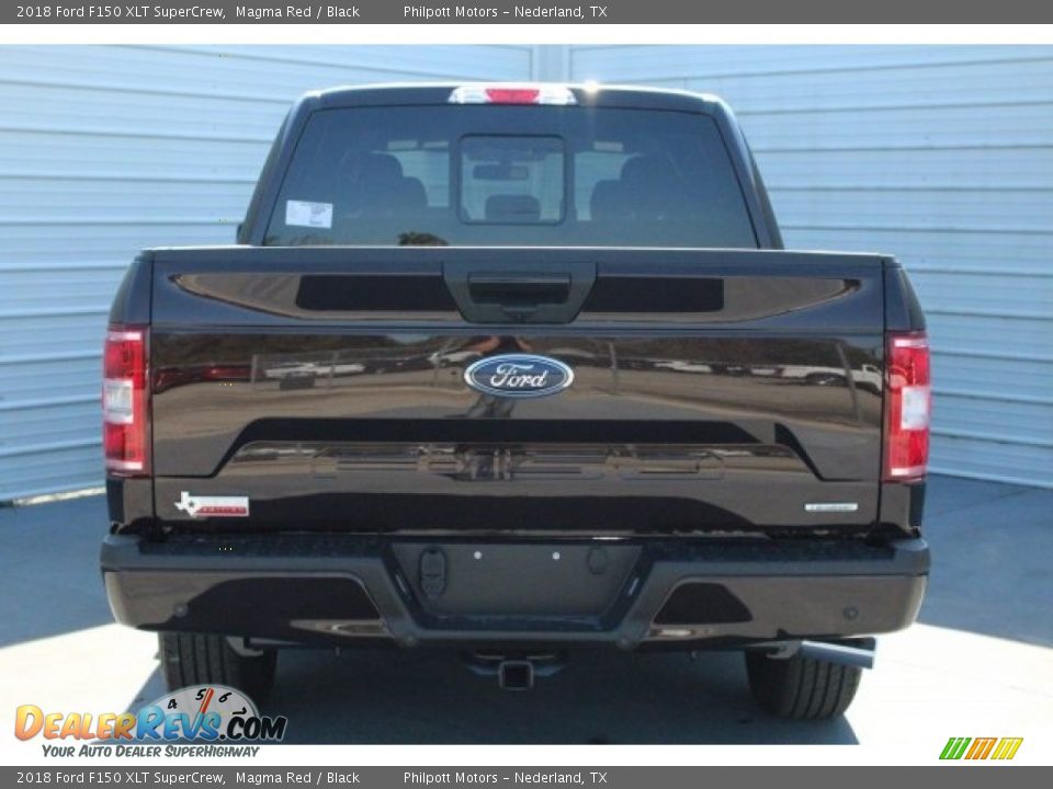 2018 Ford F150 XLT SuperCrew Magma Red / Black Photo #8