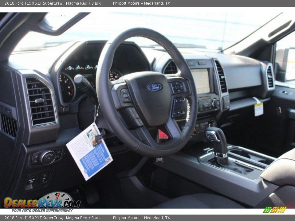 2018 Ford F150 XLT SuperCrew Magma Red / Black Photo #11