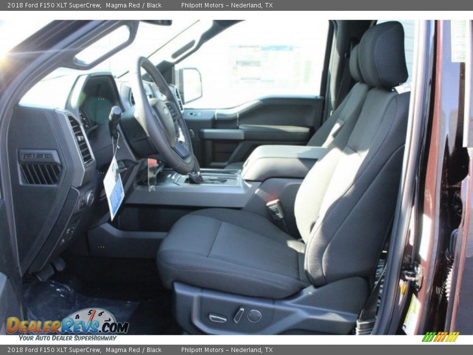 2018 Ford F150 XLT SuperCrew Magma Red / Black Photo #12