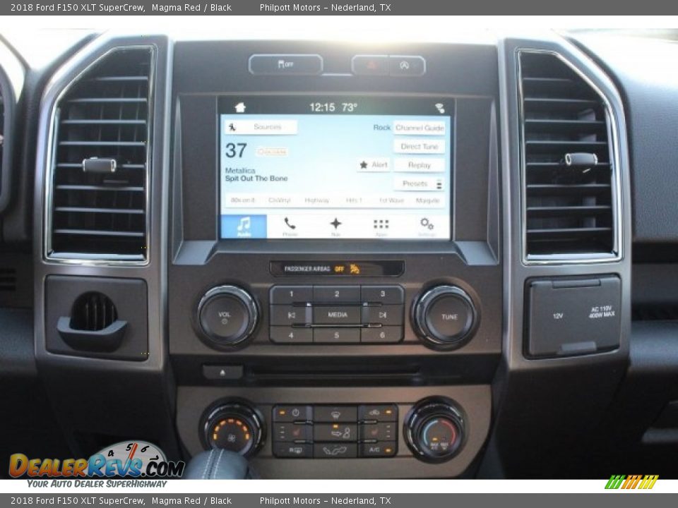 2018 Ford F150 XLT SuperCrew Magma Red / Black Photo #15