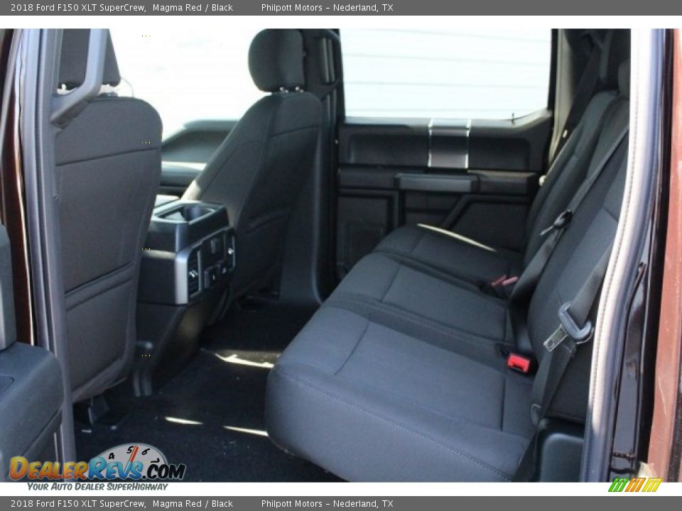 2018 Ford F150 XLT SuperCrew Magma Red / Black Photo #22