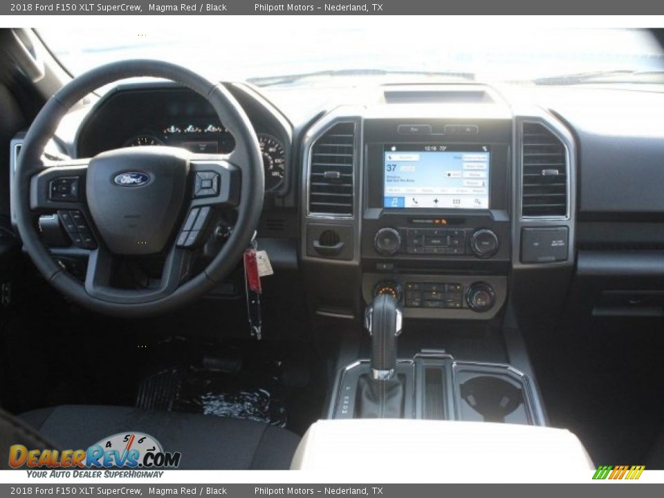 2018 Ford F150 XLT SuperCrew Magma Red / Black Photo #23