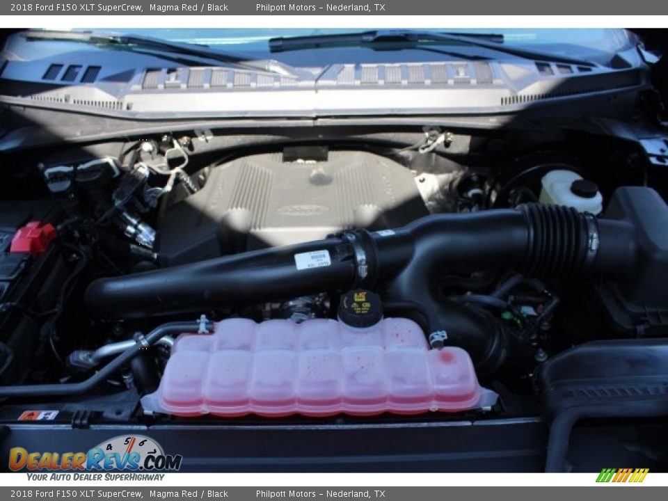 2018 Ford F150 XLT SuperCrew Magma Red / Black Photo #26