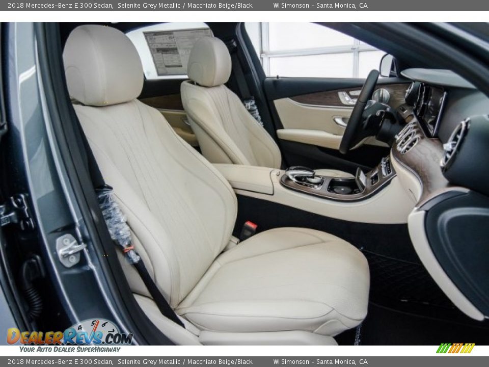 2018 Mercedes-Benz E 300 Sedan Selenite Grey Metallic / Macchiato Beige/Black Photo #2