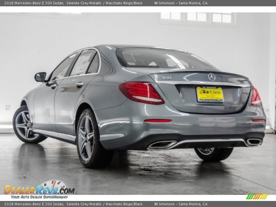 2018 Mercedes-Benz E 300 Sedan Selenite Grey Metallic / Macchiato Beige/Black Photo #3