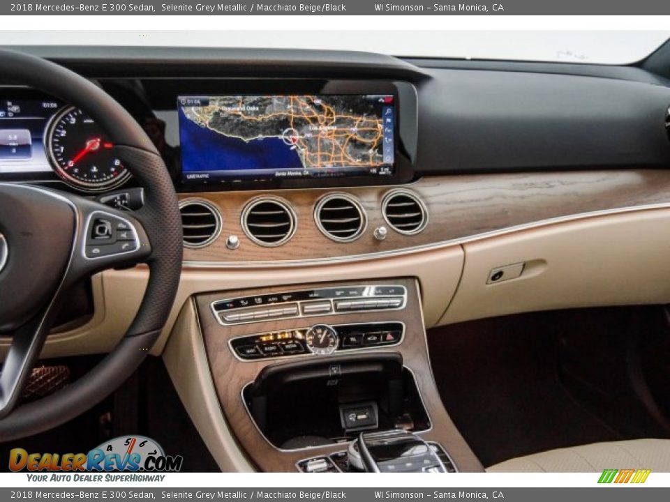 2018 Mercedes-Benz E 300 Sedan Selenite Grey Metallic / Macchiato Beige/Black Photo #5