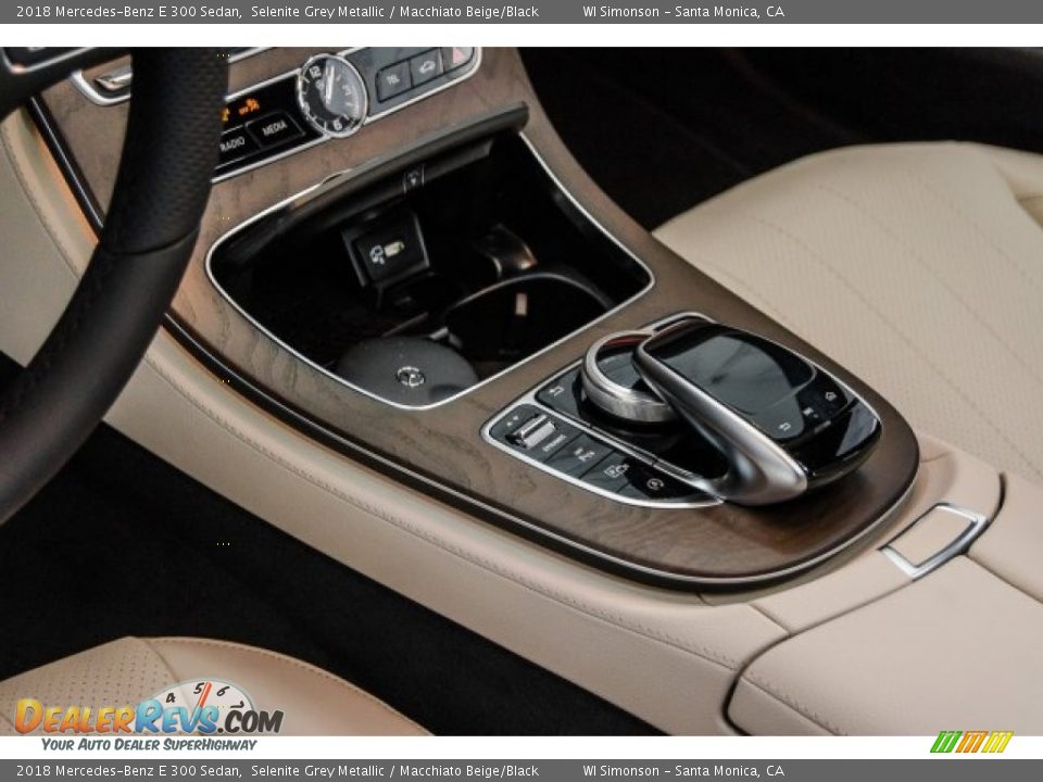 2018 Mercedes-Benz E 300 Sedan Selenite Grey Metallic / Macchiato Beige/Black Photo #7