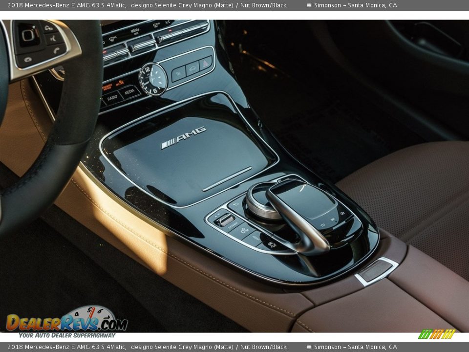 2018 Mercedes-Benz E AMG 63 S 4Matic designo Selenite Grey Magno (Matte) / Nut Brown/Black Photo #7