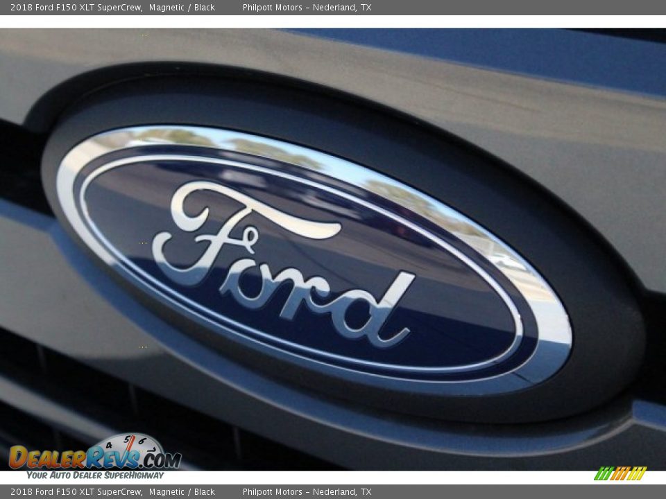 2018 Ford F150 XLT SuperCrew Magnetic / Black Photo #4