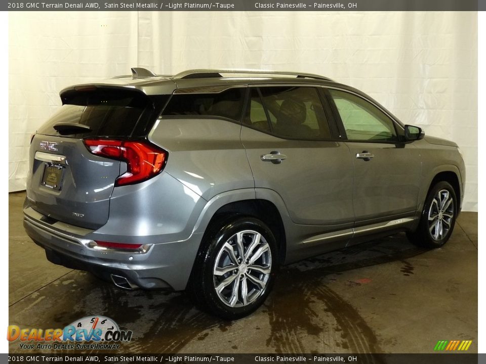 2018 GMC Terrain Denali AWD Satin Steel Metallic / ­Light Platinum/­Taupe Photo #2