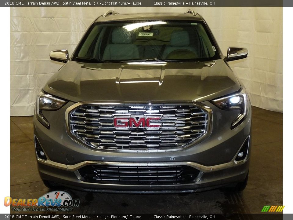 2018 GMC Terrain Denali AWD Satin Steel Metallic / ­Light Platinum/­Taupe Photo #4