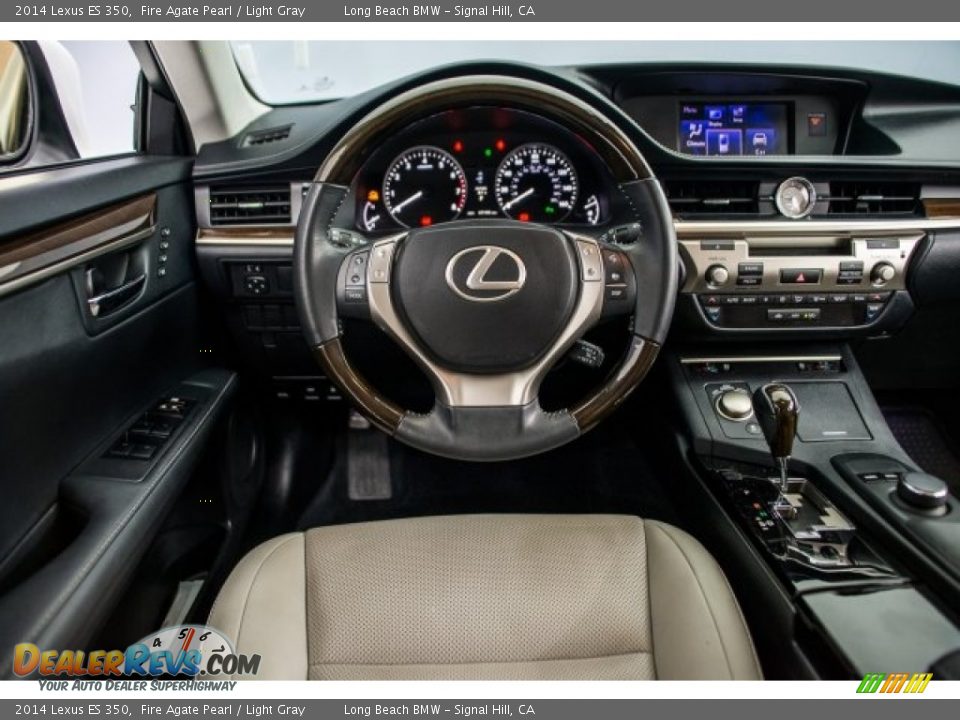 2014 Lexus ES 350 Fire Agate Pearl / Light Gray Photo #4