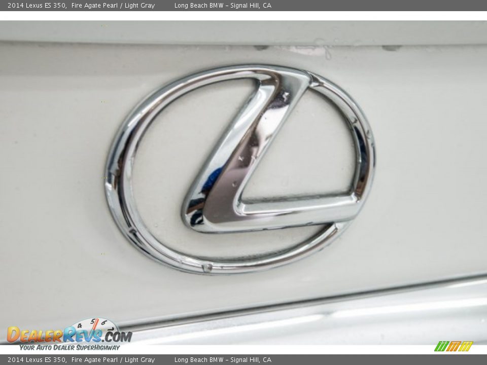 2014 Lexus ES 350 Fire Agate Pearl / Light Gray Photo #6